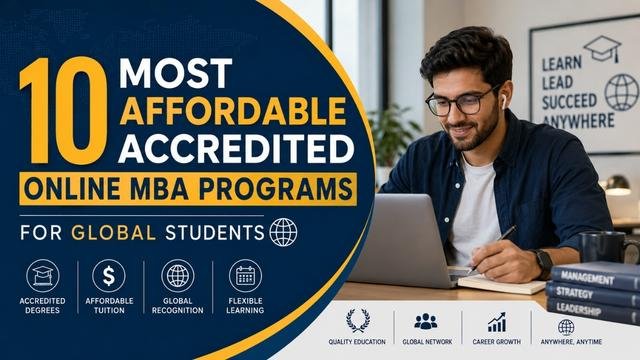 10 Most Affordable Accredited Online MBA Programs for Global Students